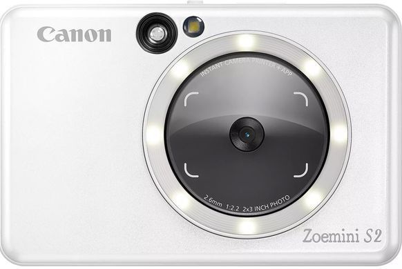 Портативна камера-принтер Canon ZOEMINI S2 ZV223 White (4519C007) [17623]