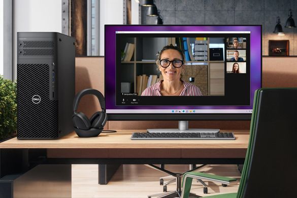 Гарнітура Dell Pro Premium Wireless ANC Headset - WL7024, чорний (520-BBHC) [113847]