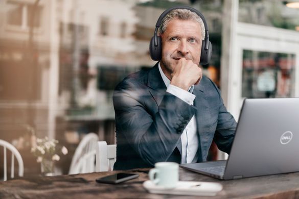 Гарнітура Dell Pro Premium Wireless ANC Headset - WL7024, чорний (520-BBHC) [113847]