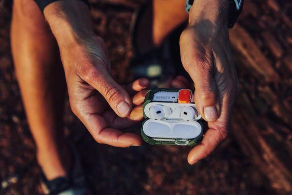Чохол UAG для AirPods (Gen 4, 2024), Plasma, Olive Drab (104129117272) [108299]