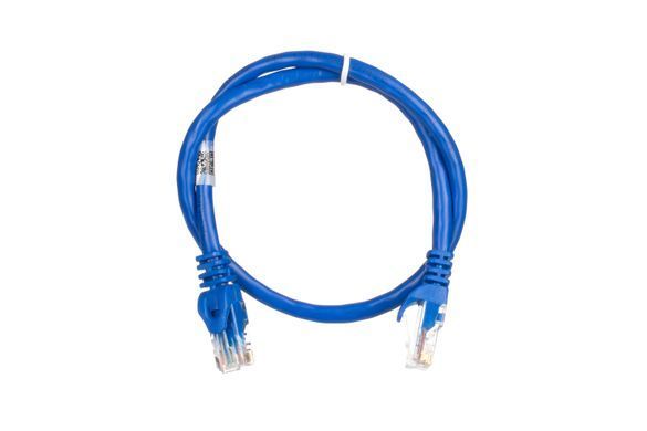 Патч-корд 2E САТ 6, UTP, 0.50м, 26AWG, RJ45, 7/0.16, Cu, PVC, синій (2E-PC6COP-050BL) [113541]