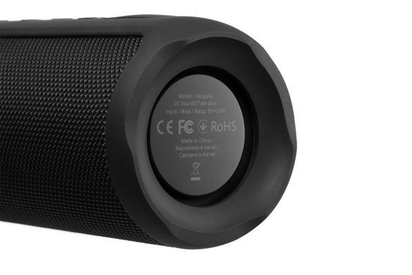 Портативна акустична система 2E SoundXTube Plus 40Вт, ВТ 5.0, MP3, TWS, EQ, IPX6, Чорний (2E-BSSXTPWBK) [113641]