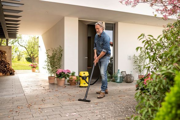 Пилосос професійний акумуляторний Karcher WD 3-18 18В контейнер 17л без АКБ та ЗП (1.628-550.0) [105655]