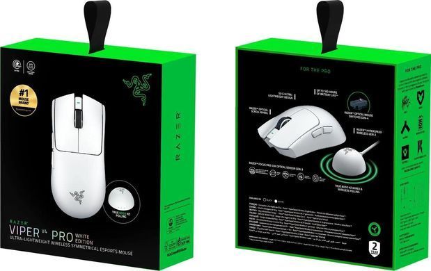 Миша Razer Viper V4 Pro Gen-3, USB-A/WL, білий (RZ01-05630200-R3G1) [115552]