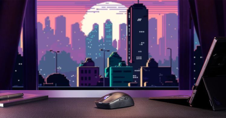 Миша Asus ROG Strix Impact III RGB WL/BT Black (90MP03D0-BMUA00) [607481]