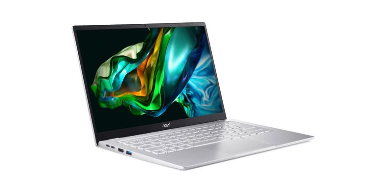 Acer Ноутбук Swift Go 14" SFG14-41 14" FHD IPS, AMD R3-7330U, 8GB, F256GB, UMA, Lin, сріблястий (NX.KG3EU.006)