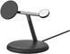 Зарядний пристрій бездротовий Belkin 3в1 Magnetic Adjustable Pad Qi2 15Вт, чорний (WIZ023VFBK) [108411], фото 4
