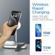 Зарядний пристрій Wireless 15W 3-in-1 Fast Charger white Energizer (WCP303) [404664], фото 6