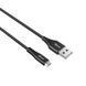 Кабель заряджання/синхронізації Trust Ndura, USB-A > microUSB, 1м, силіконовий, чорний (23567_TRUST) [110159], фото 3