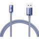 Кабель Baseus Crystal Shine USB - Lightning (M/M), 2.4A, 2 м Purple (CAJY000105) [604333], фото 1