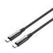 Кабель ColorWay USB Type-C + USB Type-C (M/M), 5.0 А, 1 м, Black (CW-CBPDCC069-BK) [604385], фото 2