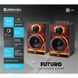 Акустична система 2.0 Defender Futuro, 20Вт Bluetooth/USB/TF/AUX, LED, чорна (65087) [405123], фото 7