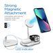 Зарядний пристрій Wireless 15W 3-in-1 Fast Charger white Energizer (WCP303) [404664], фото 7