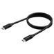 Кабель Edimax UC4 V2 USB Type-C - USB Type-C (M/M), Thunderbolt 3, 240 W, 20 V, 5 A Max, 1 м, Black (UC4-010TB) (UC4-010TB V2) [604227], фото 1
