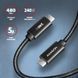Кабель AXAGON USB-C-USB-C 2.0, 2.5м, PD 240W 5A, Чорний (BUCM2-CM25AB) [503007], фото 2