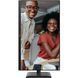Монітор TFT 27" AOC, 4K UHD, IPS, 2xHDMI, DP, USB-C, RJ-45, USB hub, HAS, Pivot, кол., чорний (U27E4CV) [405351], фото 10