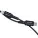 Кабель ACEFAST C4-01 Type-C to iP 3A, 30W, 1.8m, nylon, zinc connectors, Black (6974316281306) [802594], фото 4