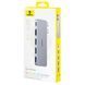 USB-хаб Baseus UltraJoy Series 5-Port HUB Space Grey (USB-C*2 to USB-C 40Gbps*1+HDMI 4K@30Hz*1+USB3.0*3） (B00052801811-04) [806519], фото 2