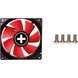 Вентилятор для корпуса 80mm Xilence Performance C XPF80.R.PWM Red/Black, Retail Box (XF040) [402990], фото 7