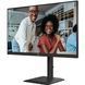 Монітор TFT 27" AOC, 4K UHD, IPS, 2xHDMI, DP, USB-C, RJ-45, USB hub, HAS, Pivot, кол., чорний (U27E4CV) [405351], фото 3