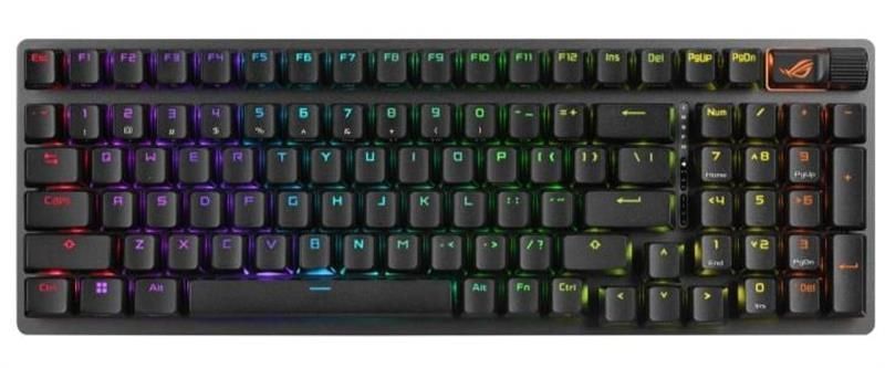 Клавіатура бездротова Asus ROG Strix Scope II 96 RGB NX Wireless Black (90MP037A-BKUA01) [606008]