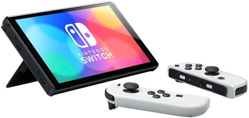 Ігрова консоль Nintendo Switch OLED (біла) (45496883386) [102493]