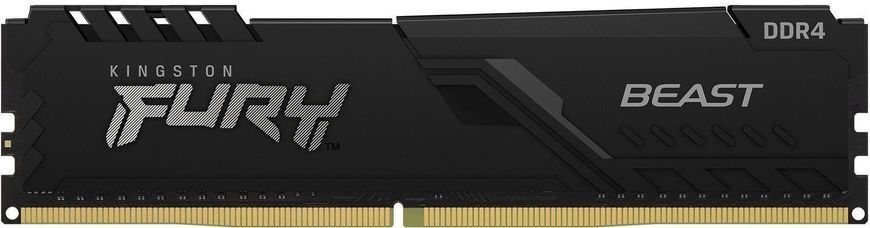 Пам'ять ПК Kingston DDR4 32GB KIT (8GBx4) 3200 FURY Beast (KF432C16BBK4/32) [103909]