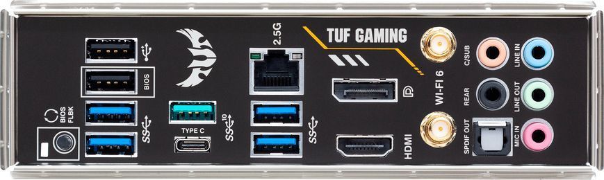 Материнcька плата ASUS TUF GAMING B550-PLUS WIFI II sAM4 B550 4xDDR4 M.2 HDMI DP Wi-Fi BT ATX (90MB19U0-M0EAY0) [109074]