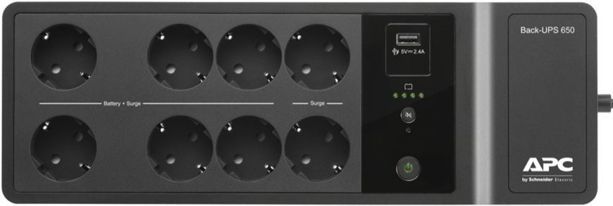 ДБЖ APC Back UPS RS 650VA, 230V, 1 USB charging port (BE650G2-RS) [400885]