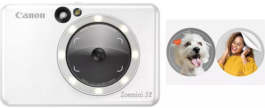 Портативна камера-принтер Canon ZOEMINI S2 ZV223 White (4519C007) [17623]