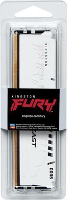 Пам'ять ПК Kingston DDR5 16GB 6400 FURY Beast EXPO Білий (KF564C32BWE-16) [112655]