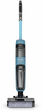 Пилосос Rowenta безпровідний миючий X-Clean 2, 120Вт, конт пил -0.44л, конт для води-0.73л, автон. робота до 35хв, вага-5кг, НЕРА, чорно-блакитний (GZ2271E0) [112861]