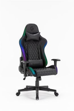 Крісло для геймерів GamePro Hero RGB Black (GC-700-Black) [614515]