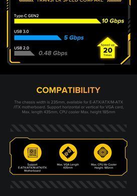 Корпус для ПК GAMEMAX (Leader TG) [303344]