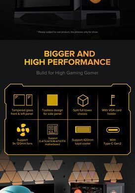 Корпус для ПК GAMEMAX (Leader TG) [303344]