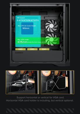 Корпус для ПК GAMEMAX (Leader TG) [303344]