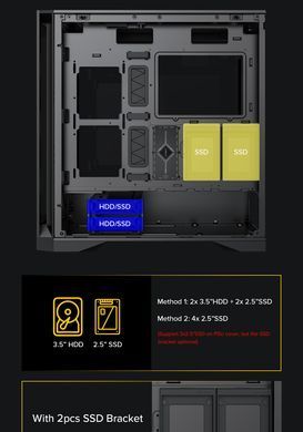 Корпус для ПК GAMEMAX (Leader TG) [303344]