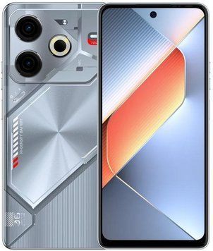 Смартфон TECNO POVA 6 NEO (LI6) 6.78" 8/256ГБ, 2SIM, 7000мА&bull;год, Starry Silver (4894947023637) [11245]