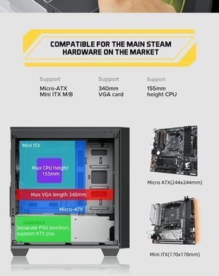 Корпус для ПК GAMEMAX (Aero Mini) [303294]
