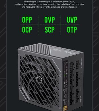 Блок живлення GAMEMAX (GX-750 PRO BK(ATX3.1PCIe5.1)) [304285]