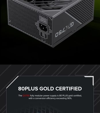 Блок живлення GAMEMAX (GX-750 PRO BK(ATX3.1PCIe5.1)) [304285]