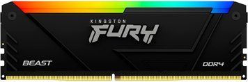 Пам'ять ПК Kingston DDR4 8GB 3200 FURY Beast RGB (KF432C16BB2A/8) [103856]