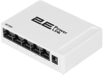 Комутатор 2E PowerLink SG105C, 5xGE, Некерований (2E-SG105C) [104936]