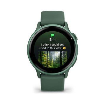 Смарт-годинник Garmin Vivoactive 6 Metallic Jasper Green with Jasper Green Silicone Band (010-02985-42) [616757]