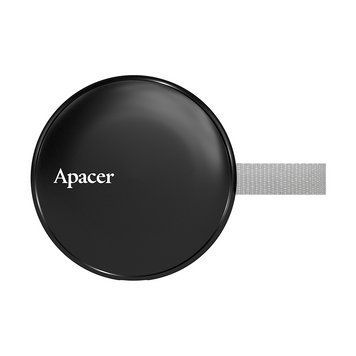 Портативний SSD Apacer Magnetic AS725 256 GB USB 3.2 Gen.2 Type-C MagSafe Black (AP256GAS725B-1) [803640]