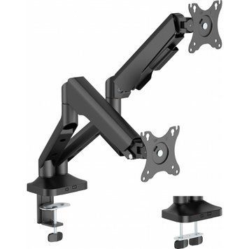 Кріплення настільне для двох моніторів OfficePro 17-35" Black (MA442B) [611611]