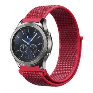 Ремінець BeCover Nylon Style для Xiaomi iMi KW66/Mi Watch Color/Haylou LS01/Watch S1 Active Red (705885) [604678]