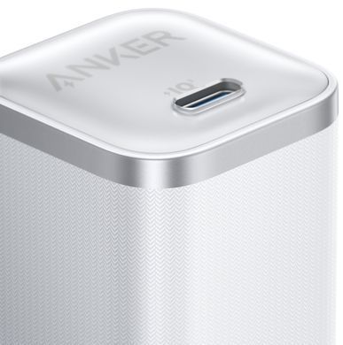 Мережевий зарядний пристрій Anker Nano Charger - 45W USB-C White (A2692L21) [203031]