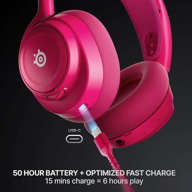 Ігрова гарнітура SteelSeries Arctis Nova 7X Gen 2 Wireless Magenta PC/PS/SW/MAC/MOB (61760) [405042]
