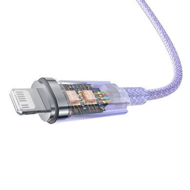 Кабель Baseus Explorer Series Fast Charging Cable with Smart Temperature Control Type-C to iP 20W 1m Purple (CATS010205) [802601]